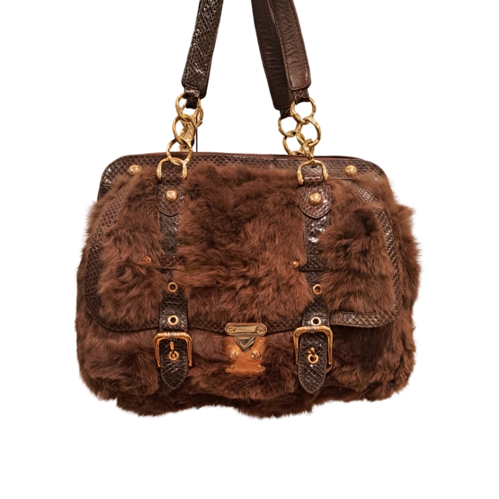 The Find Fur Shoulder Bag